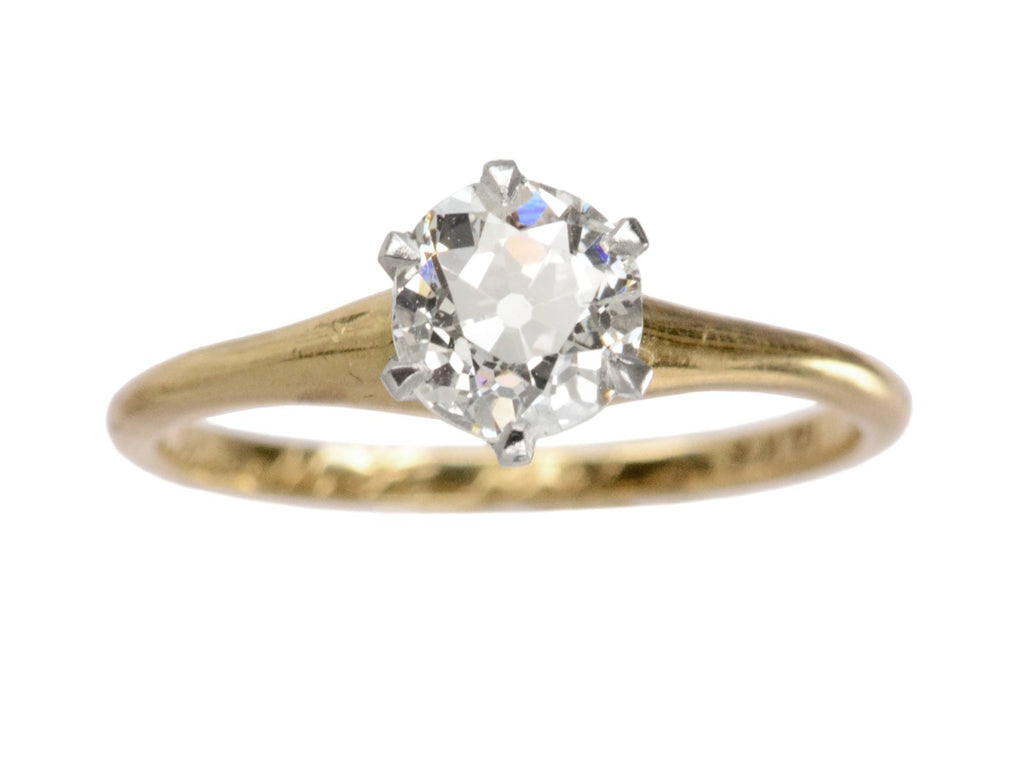 1921 Diamond Solitaire Ring (on white background)