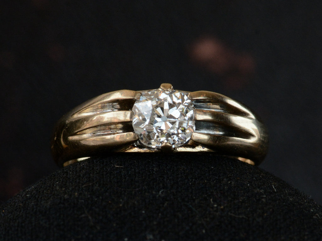 1905 0.88ct Old Mine Ring