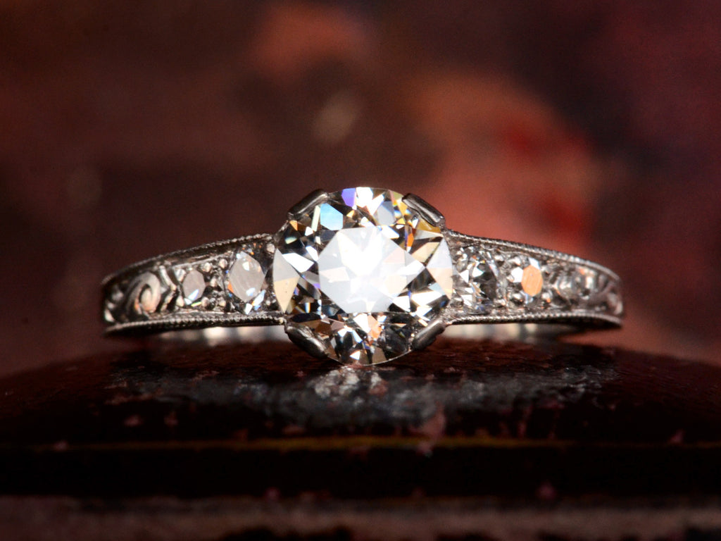 1920s 1.07ct Diamond Ring (detail)