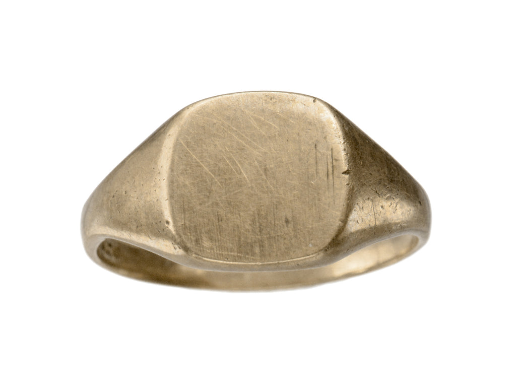 c1950 Pinky Signet Ring (on white background)