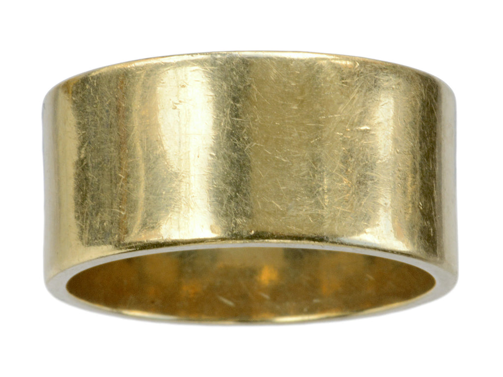 Mid 1900s 10mm Gold Band (on white background)