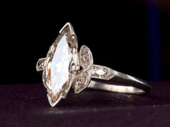 1920s Art Deco Marquise Diamond Ring