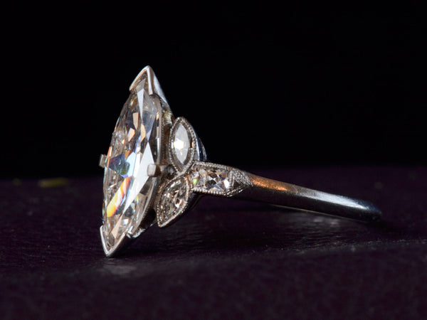 1920s Art Deco Marquise Ring – Erie Basin