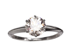 Vintage Tiffany & Co 1.17ct Diamond Engagement Ring