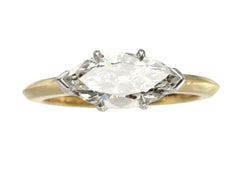 EB Modern 1.38ct Marquise Ring (on white background)