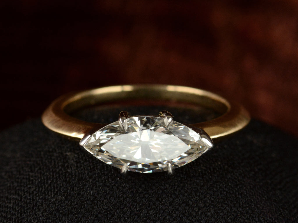 EB Modern 1.38ct Marquise Ring (detail)