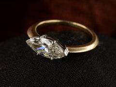 EB Modern 1.38ct Marquise Ring (side view)