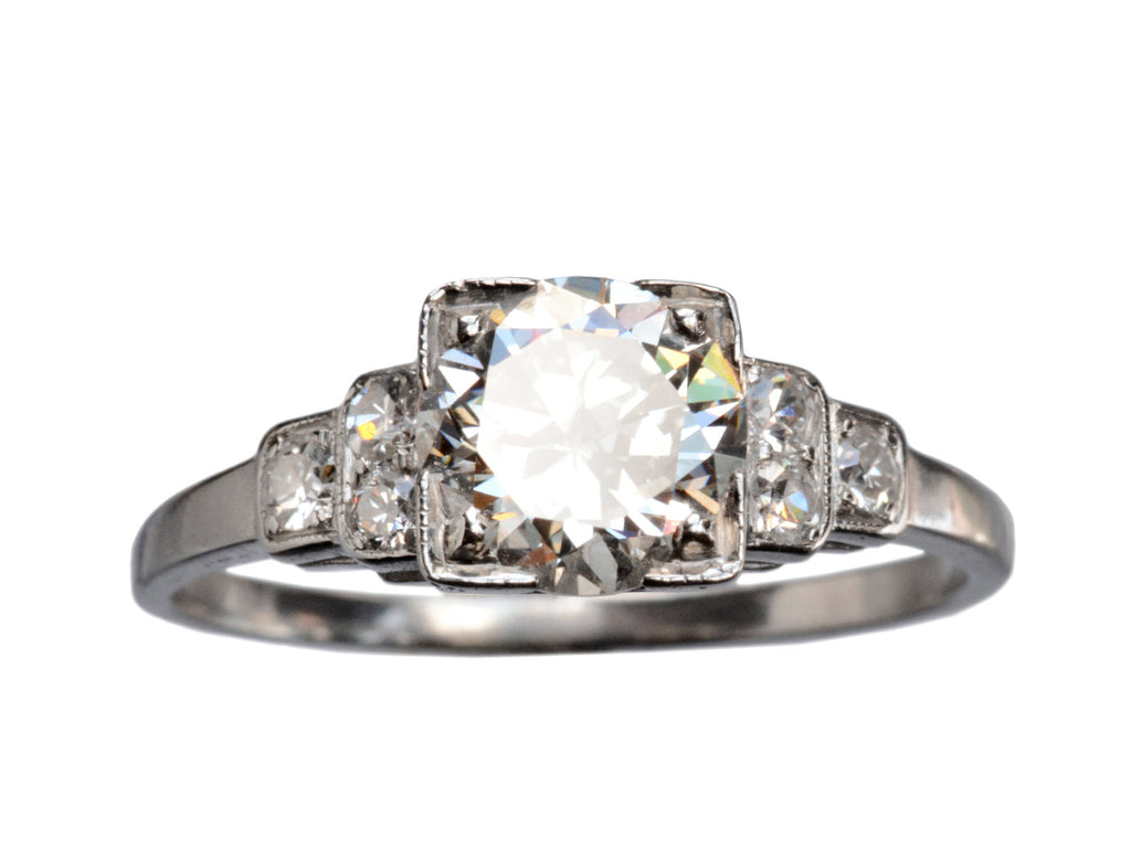 1930s Deco 1.40ct Diamond (on white background)