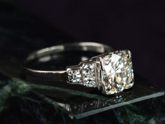 thumbnail of 1930s Deco 1.40ct Diamond Ring (side view)