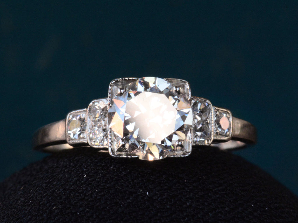 1930s Deco 1.40ct Diamond Ring (detail)