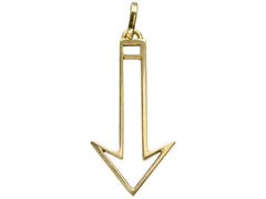 1980s Gold Arrow Pendant