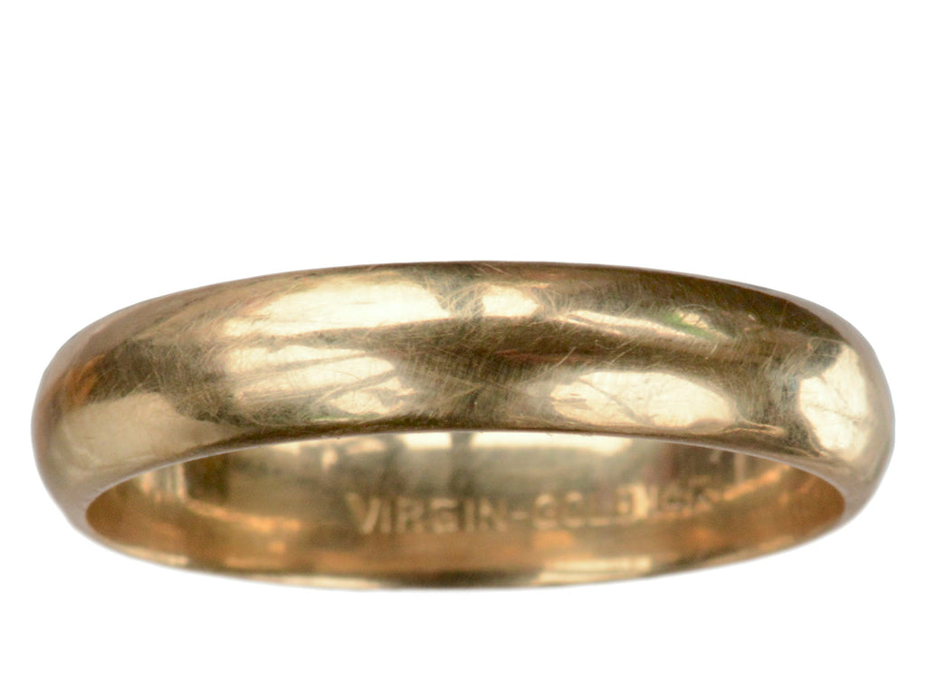 Vintage 4.8mm 14K Band (on white background)