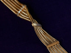 1940s Diamond & Gold Bracelet