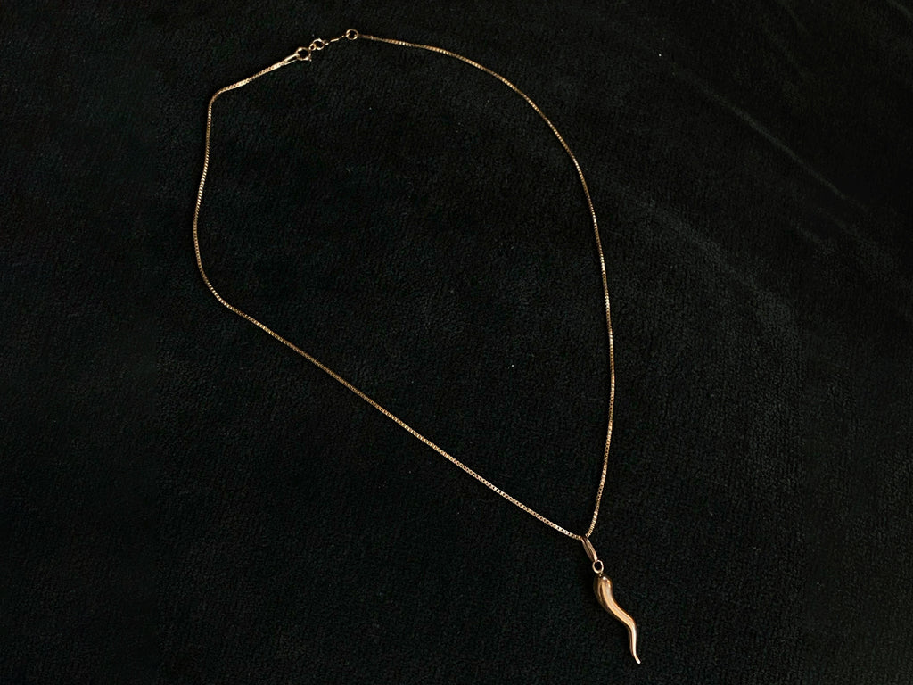 Vintage Italian Horn Necklace
