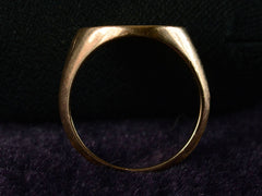 1940s Rose Gold Signet Ring