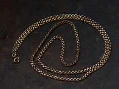 c1900 Antique Gold 27" Chain