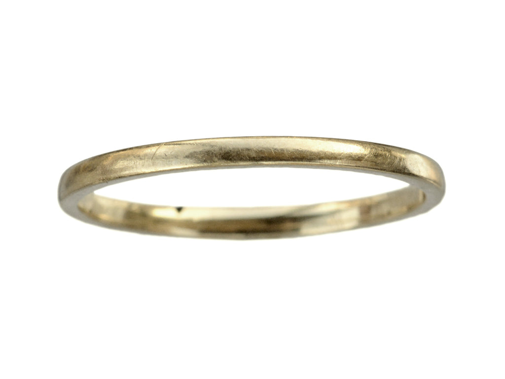 c1900 1.6mm Gold Wedding Band (on white background)