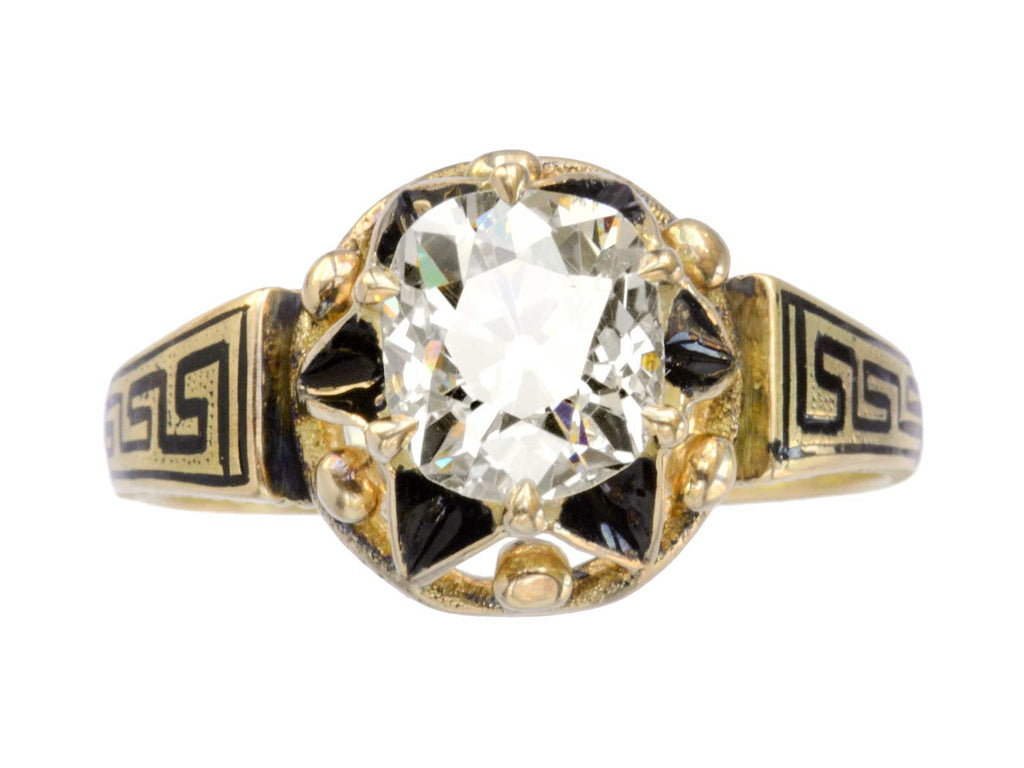 1880s Victorian 1.71ct Ring (on white background)