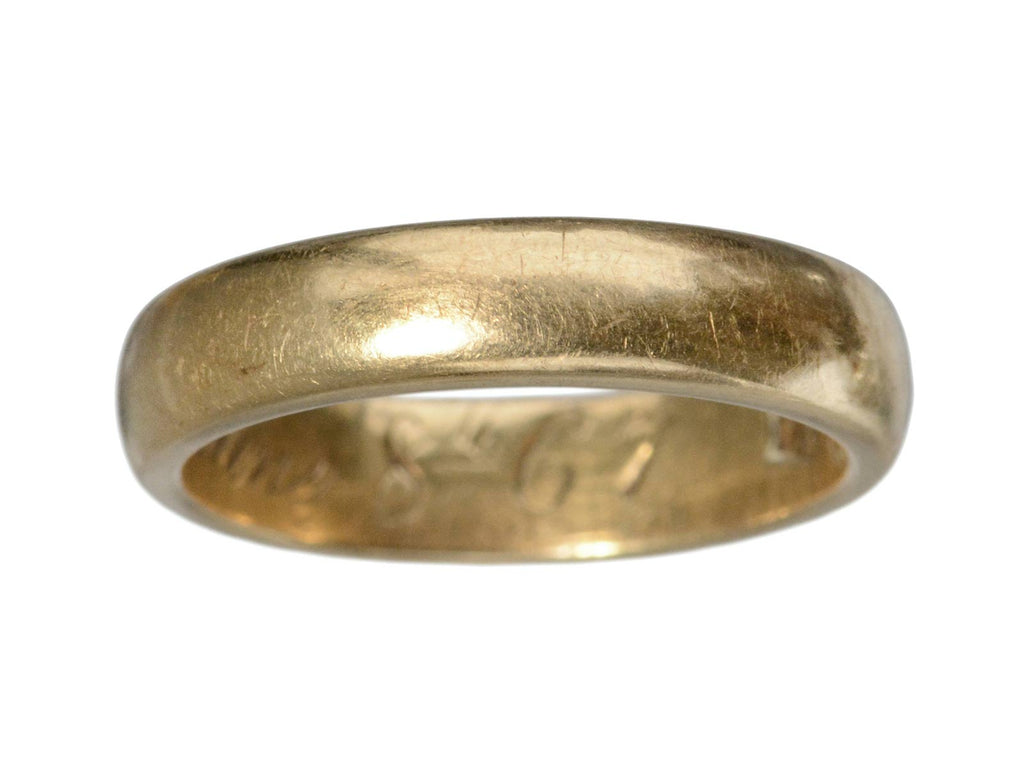 1867 18K Gold Band (on white background)