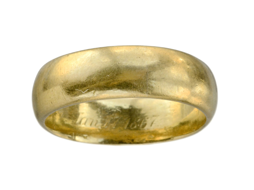 1867 Victorian Gold Band (on white background)