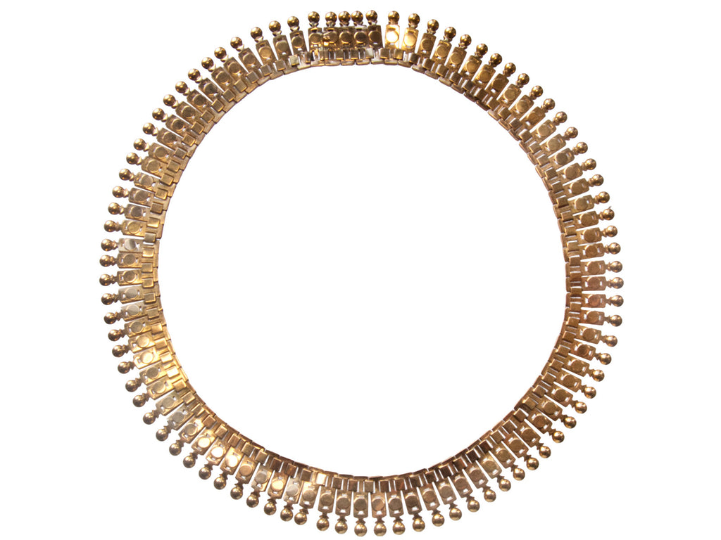 1890s French 18K Collar (on white background)