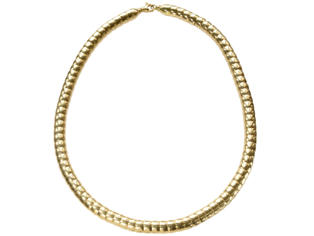 c1970 Snake Link Necklace (on white background)