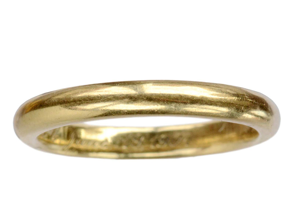 1901 3.3mm 18K Band (on white background)