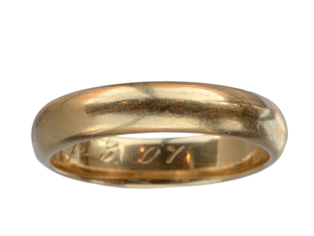1907 18K Gold Band (on white background)