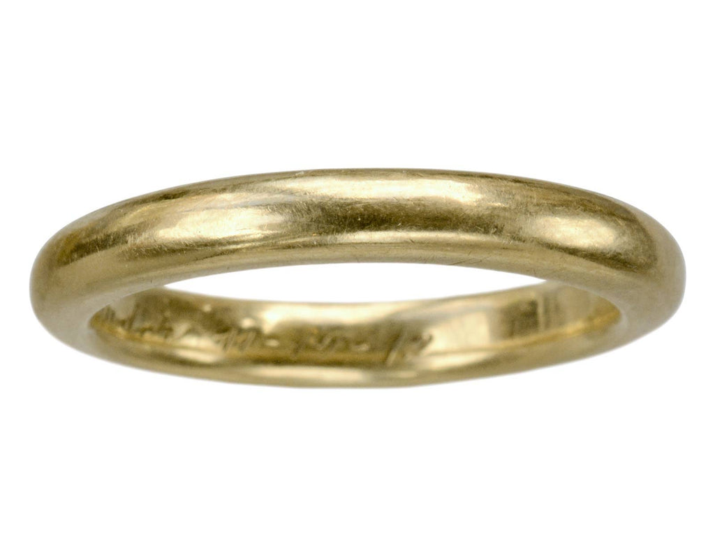1919 3.4mm Wedding Band (on white background)