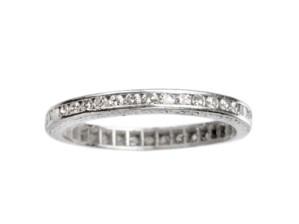 1935 Diamond Eternity Band (on white background)