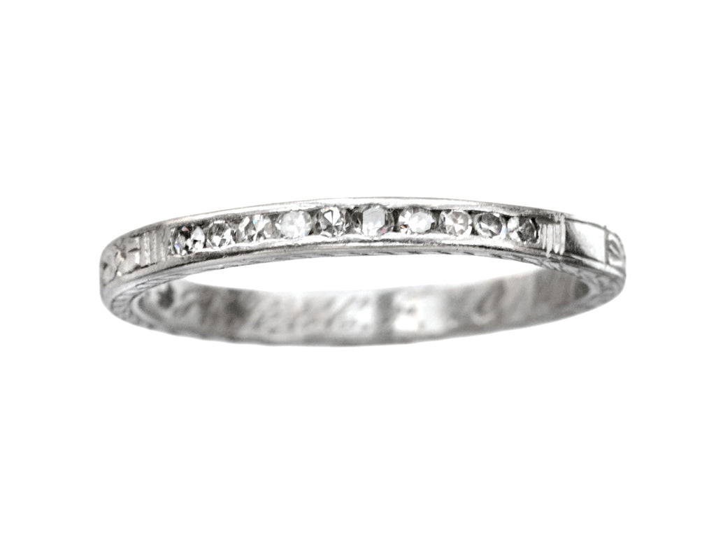 1936 Deco Diamond Band (on white background)