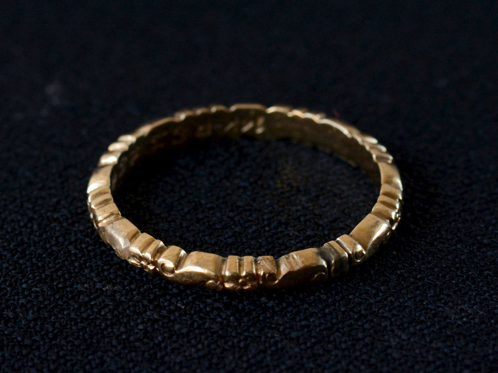 1942 Decorated Gold Band