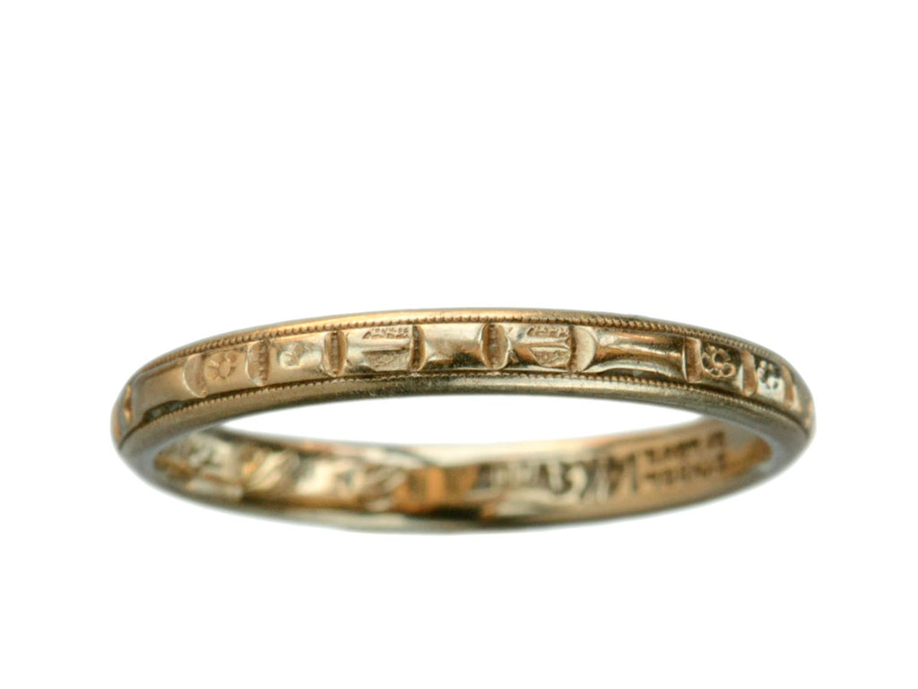 1941 J.R. Wood Wedding Band (on white background )