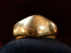 c1940 21K Gold Signet Ring