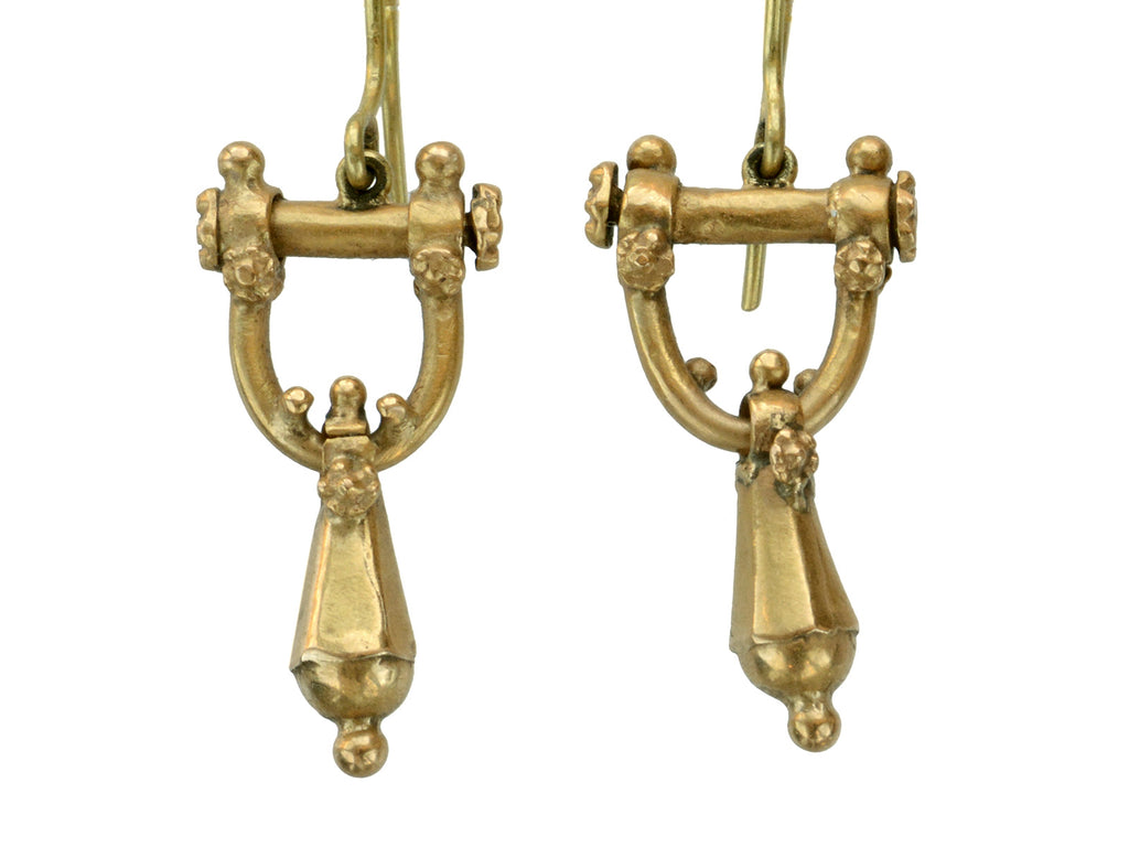 Vintage Indian Drop Earrings (on white background)