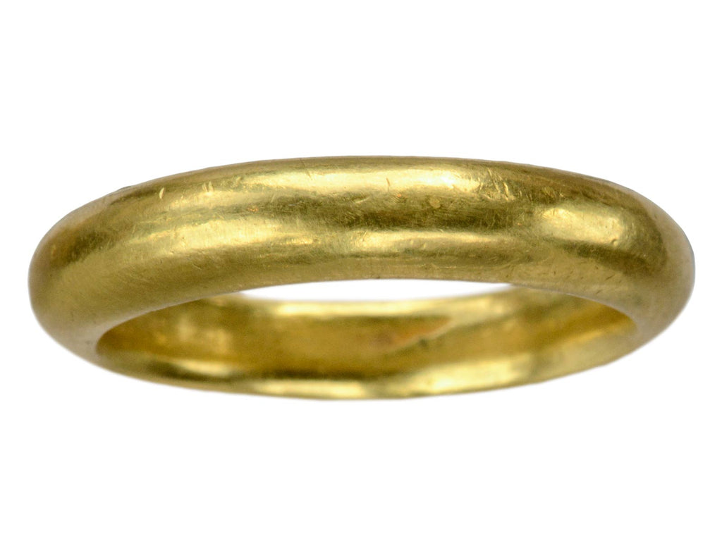 Vintage 4.5mm 22K Band (on white background)