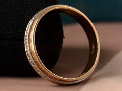 1940-50s Faceted Two Tone Band
