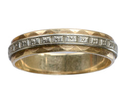 1940-50s Faceted Two Tone Band