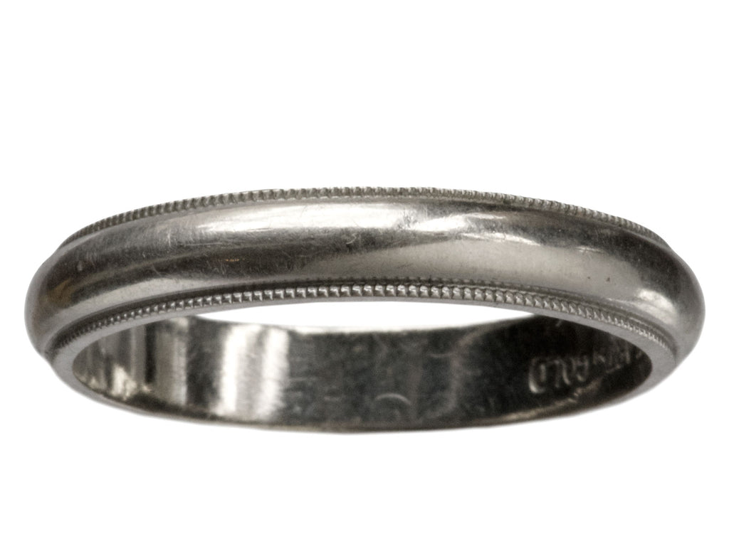 Vintage Men’s Wedding Band (on white background)