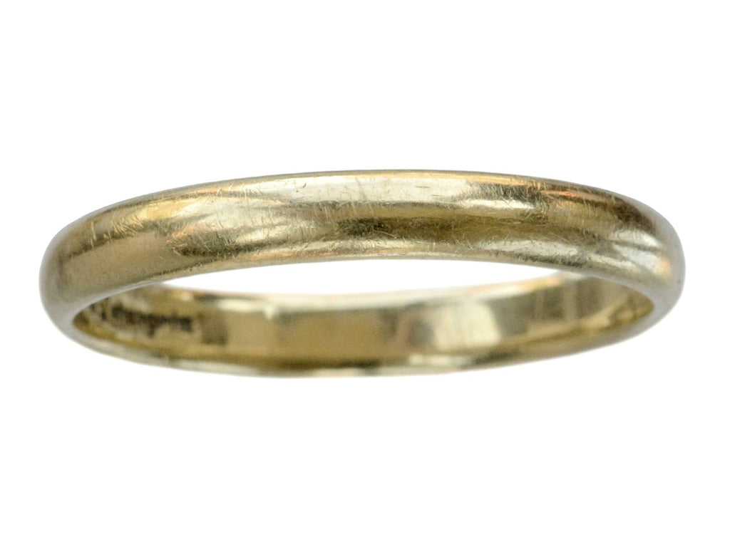 Vintage 3.2mm Wedding Band (on white background)