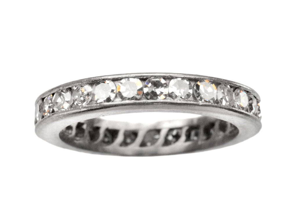 1930s 3.3mm Diamond Eternity Band (on white background)