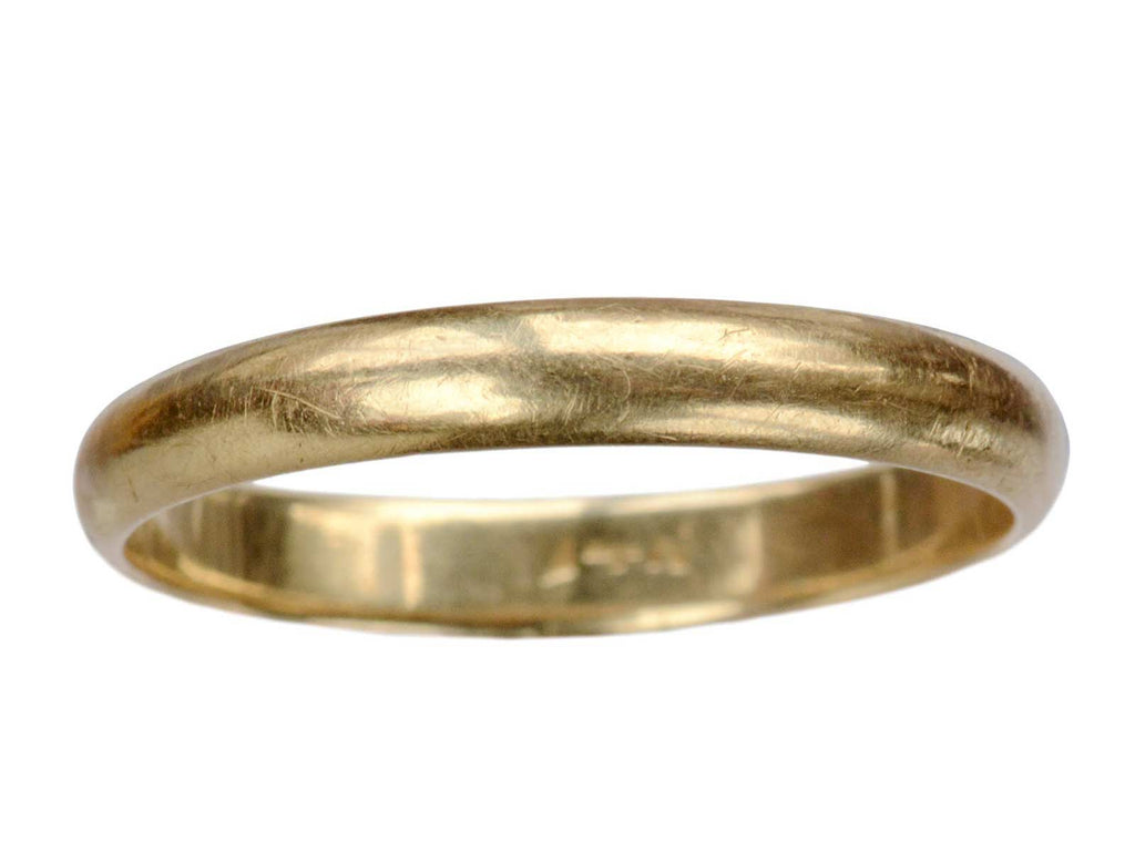 Mid 1900s 3.5mm 14K Band (on white background)