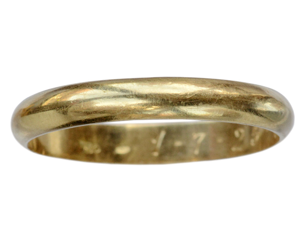 Mid 1900s 3.6mm 18K Band