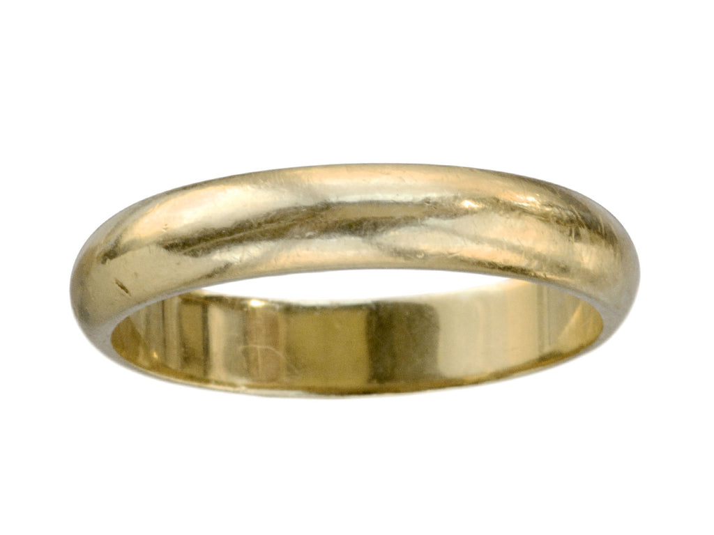 Vintage 3.9mm Wedding Band (on white background)