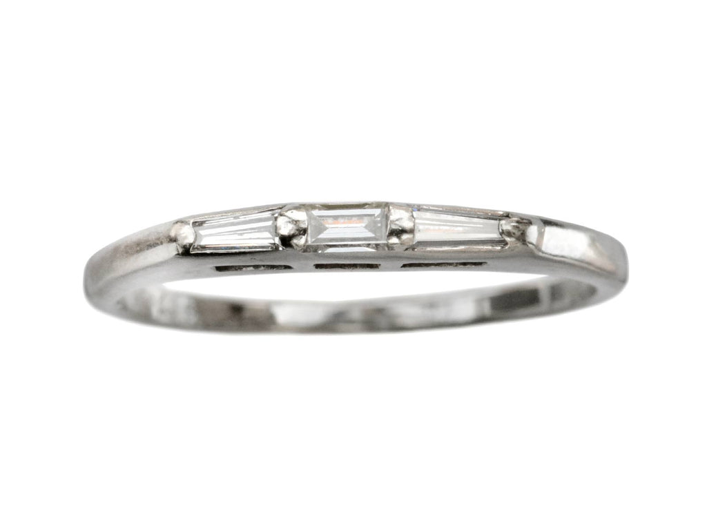 1970s Baguette Diamond Band (on white background)