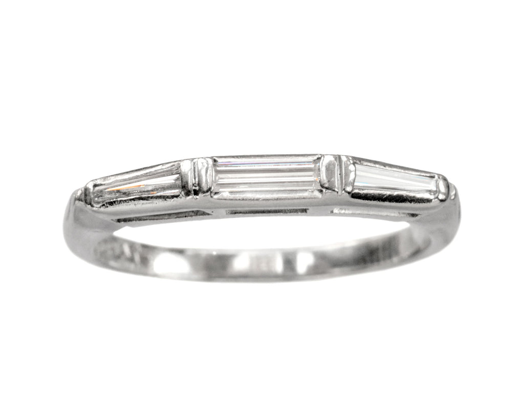 1950s Three Baguette Band (on white background)
