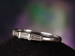 thumbnail of 1960s Diamond Baguette Band (side view)