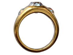 1924 Gypsy Set Three Diamond Ring