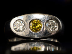 thumbnail of c1960 Men's Diamond Signet (detail view)
