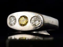 thumbnail of c1960 Men's Diamond Signet (side view)